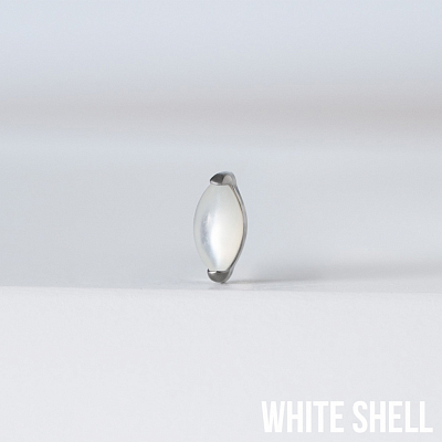 Накрутка Almond Natural Stone White Shell 1.2 мм